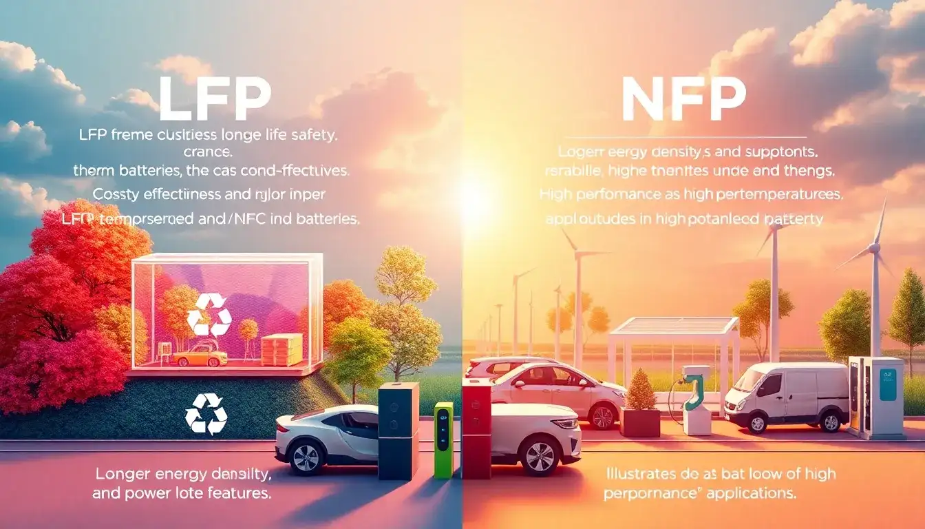 What are the main advantages of using LFP batteries over NMC batteries