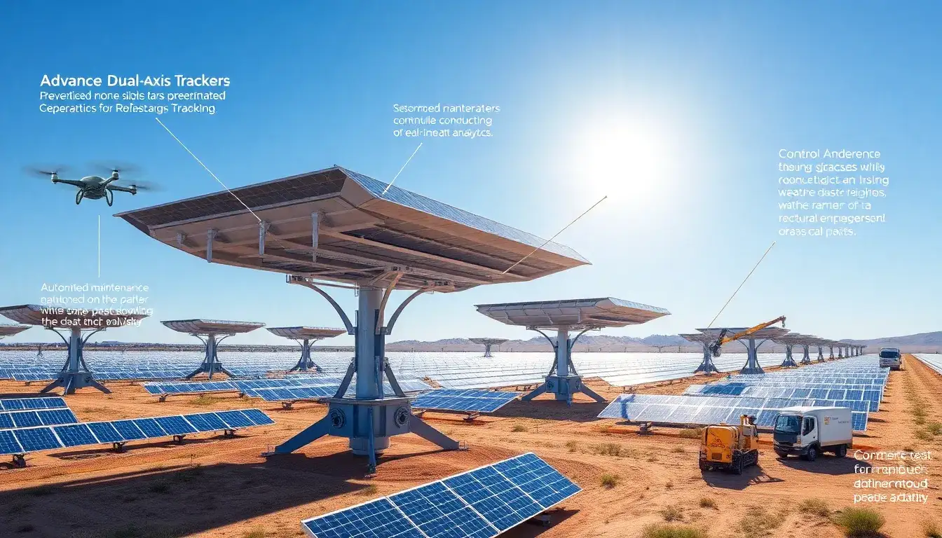 Are there any preventive measures to reduce downtime for dual-axis trackers