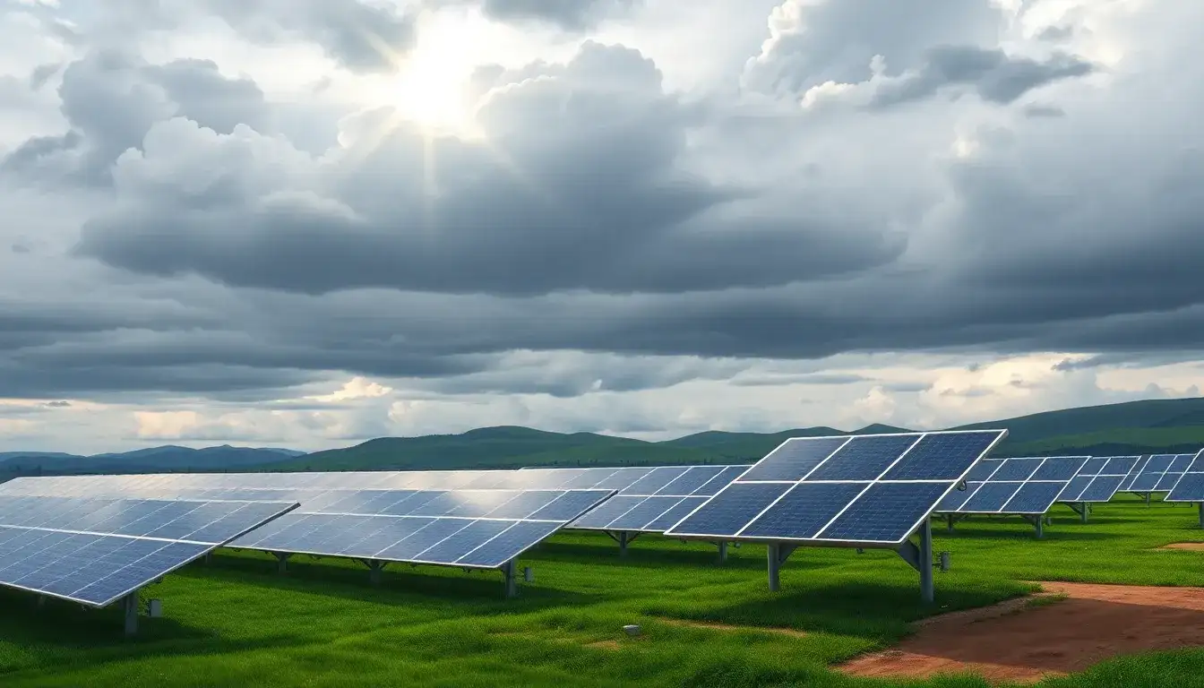 How do single-axis trackers perform in regions with high cloud cover