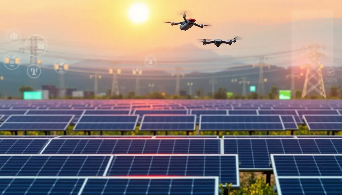 How does real-time data from solar trackers enhance smart grid efficiency