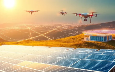 What role does AI play in the integration of solar trackers with smart grids