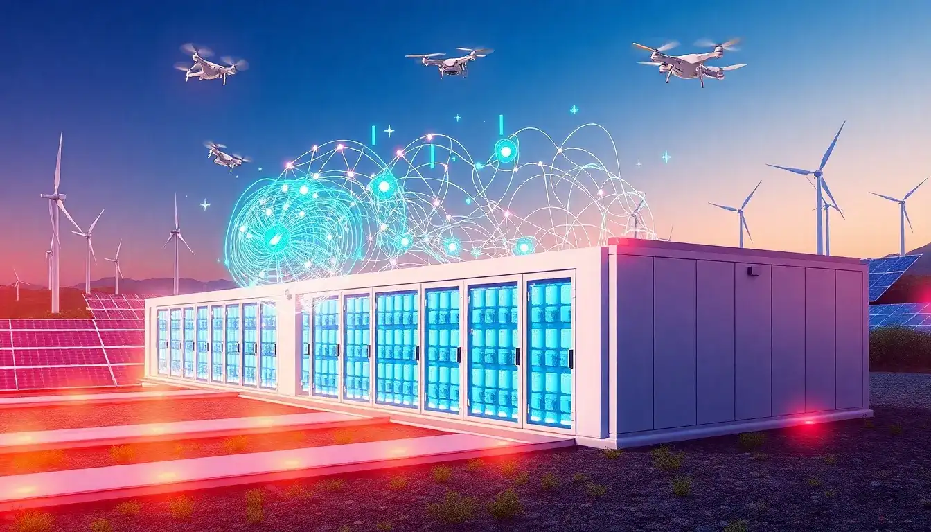 What role does AI play in optimizing energy storage systems