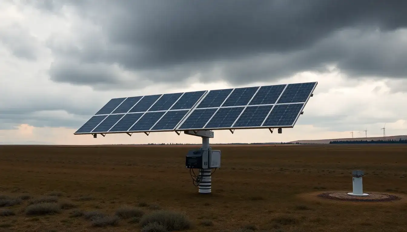 Are dual-axis trackers more efficient in cloudy conditions