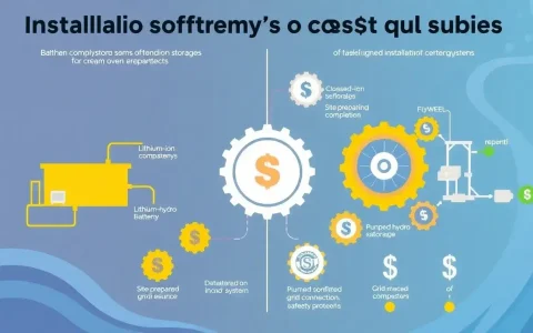 How do installation complexities affect the cost of energy storage systems