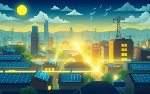How do smart grids address the intermittency of solar power