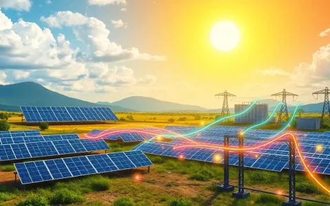 How does the variability of solar radiation impact grid stability