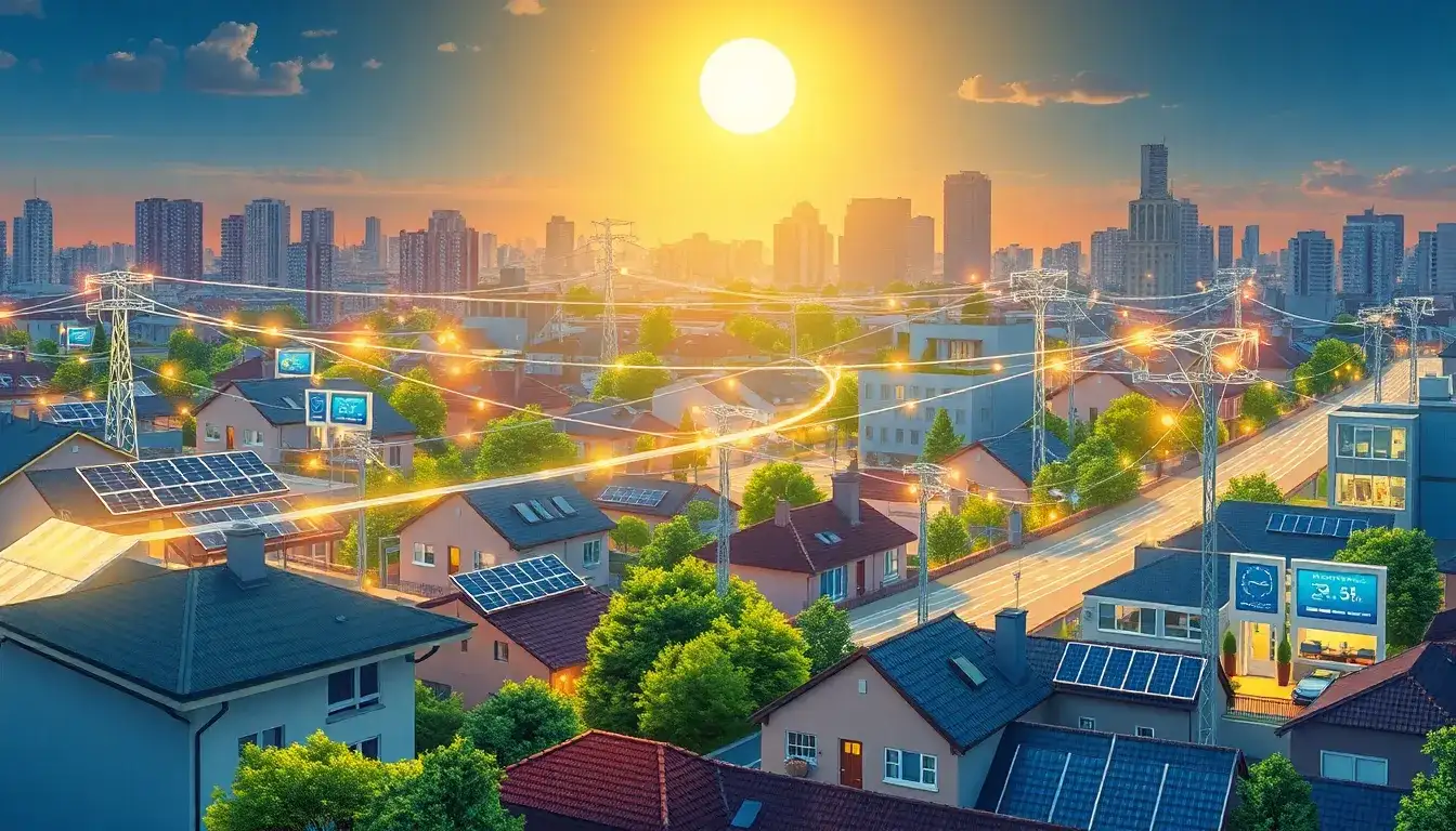 How do smart grids enhance the reliability of solar power systems