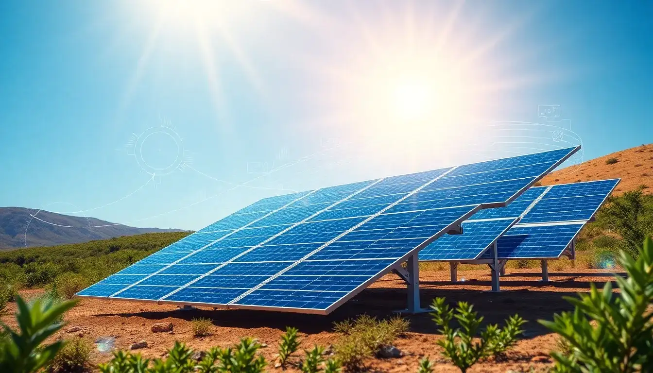 How do advanced software algorithms improve the efficiency of solar tracking systems