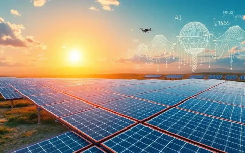 How do AI algorithms predict weather changes to optimize solar tracking
