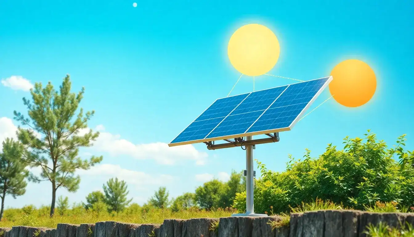 What role do sensors play in the efficiency of solar tracking systems