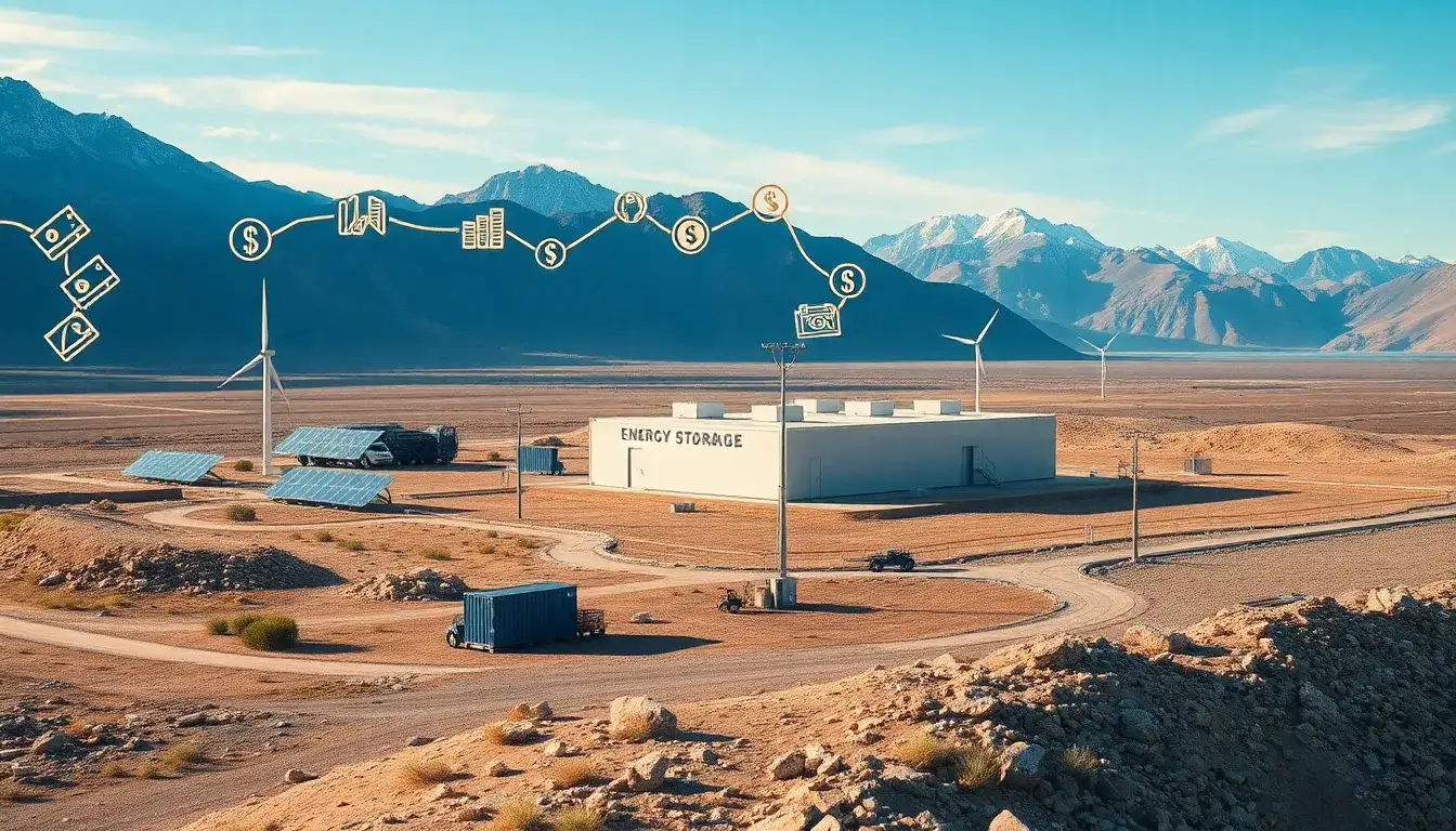 How do remote locations impact the overall cost of energy storage systems