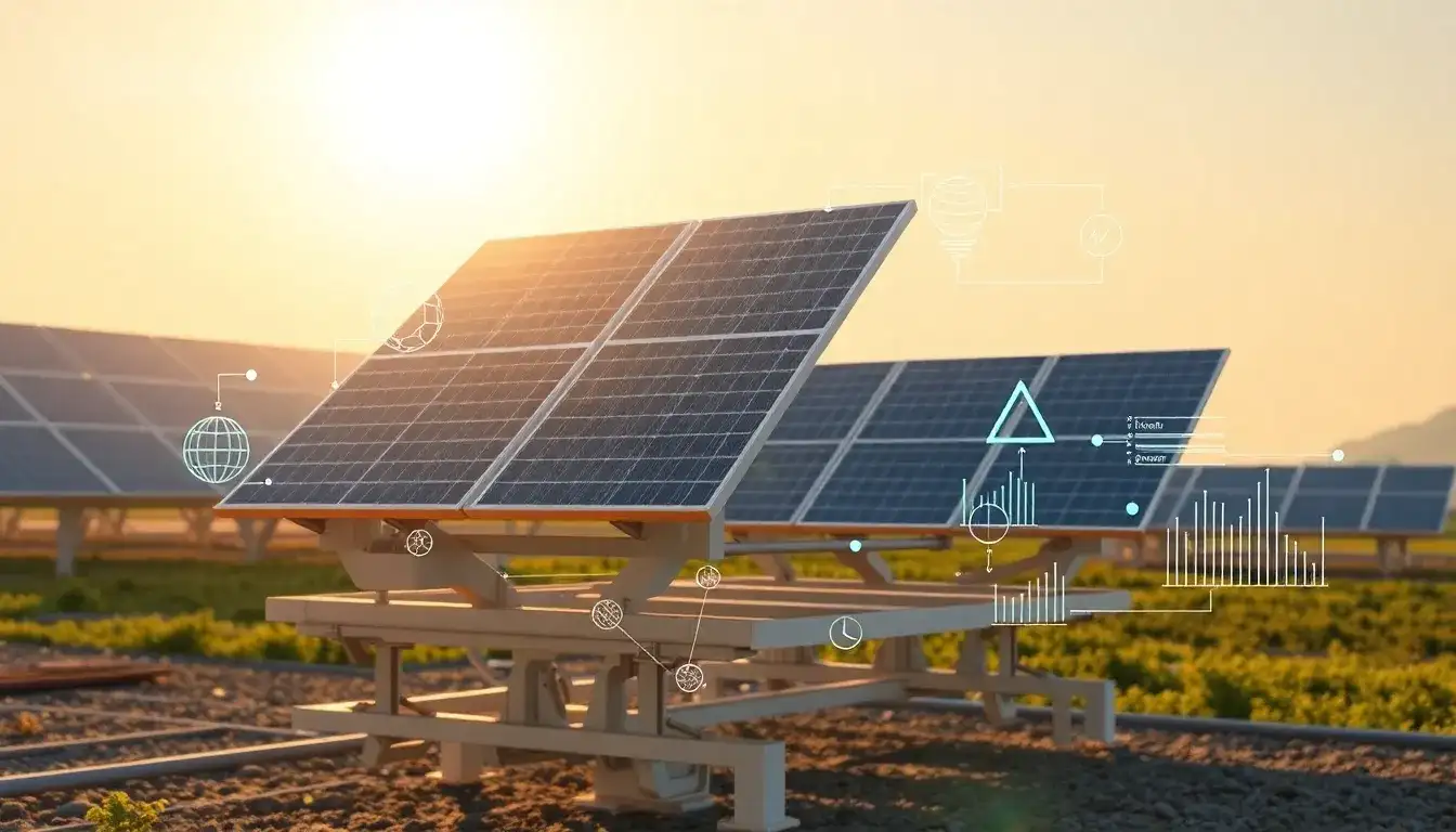 What specific machine learning algorithms are used in solar tracking systems