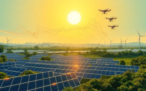 How does AI predict solar patterns for better energy production