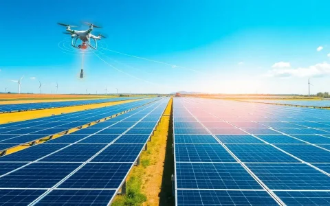 What makes LoRaWAN suitable for large-scale solar farms