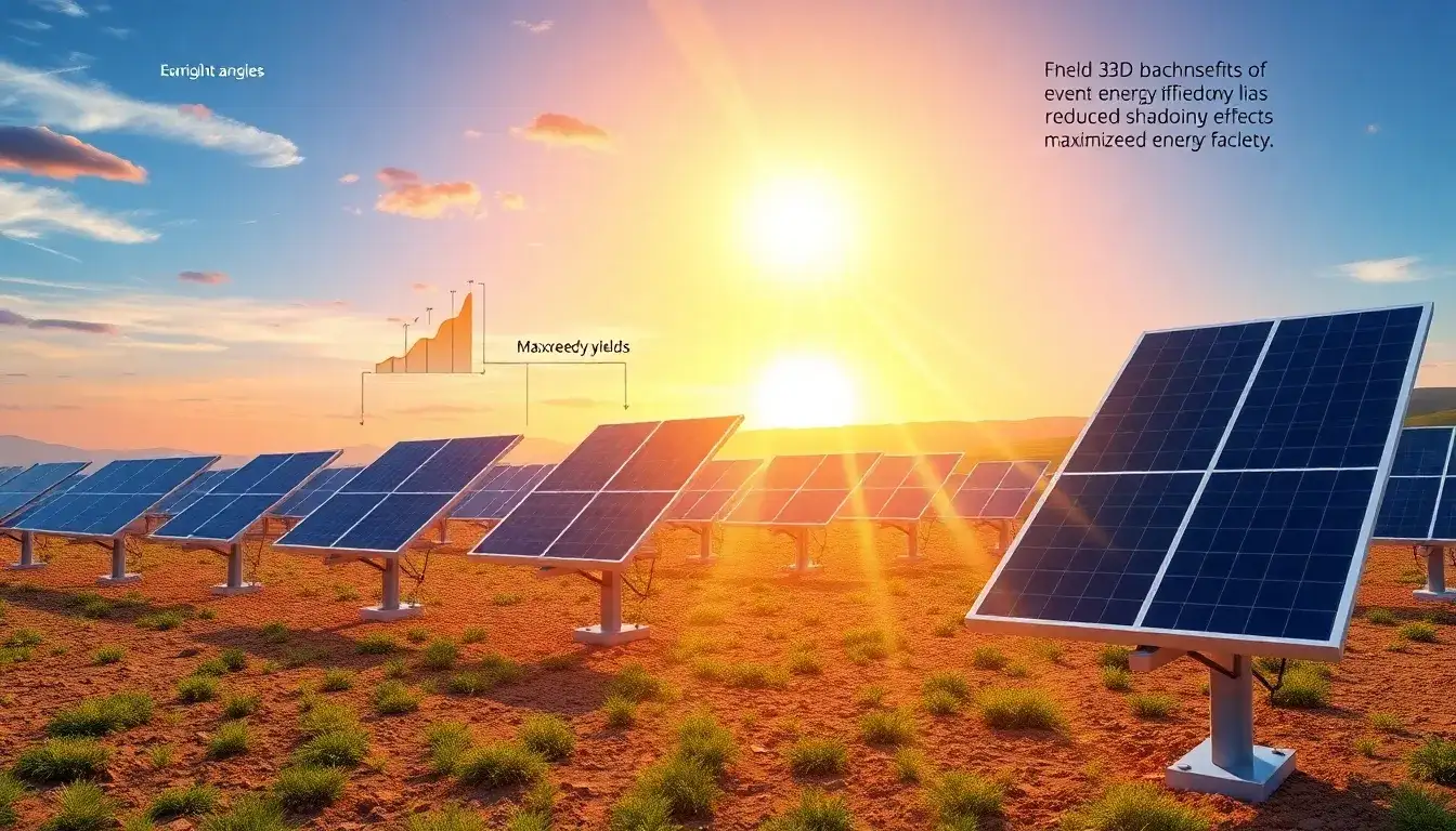 What are the main benefits of using 3D backtracking in solar trackers