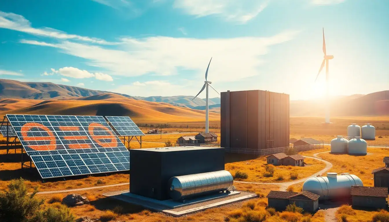 What types of energy storage systems are most effective for remote communities