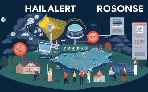 How does the Hail Alert Response system work