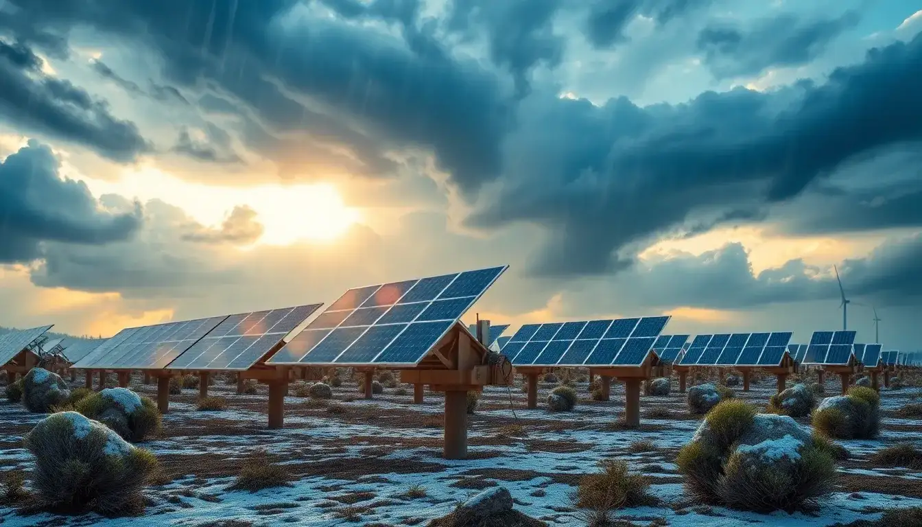 What are the latest technologies used in solar trackers to handle extreme weather