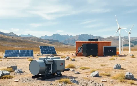 How do diesel generators impact the overall cost of energy storage systems in remote locations