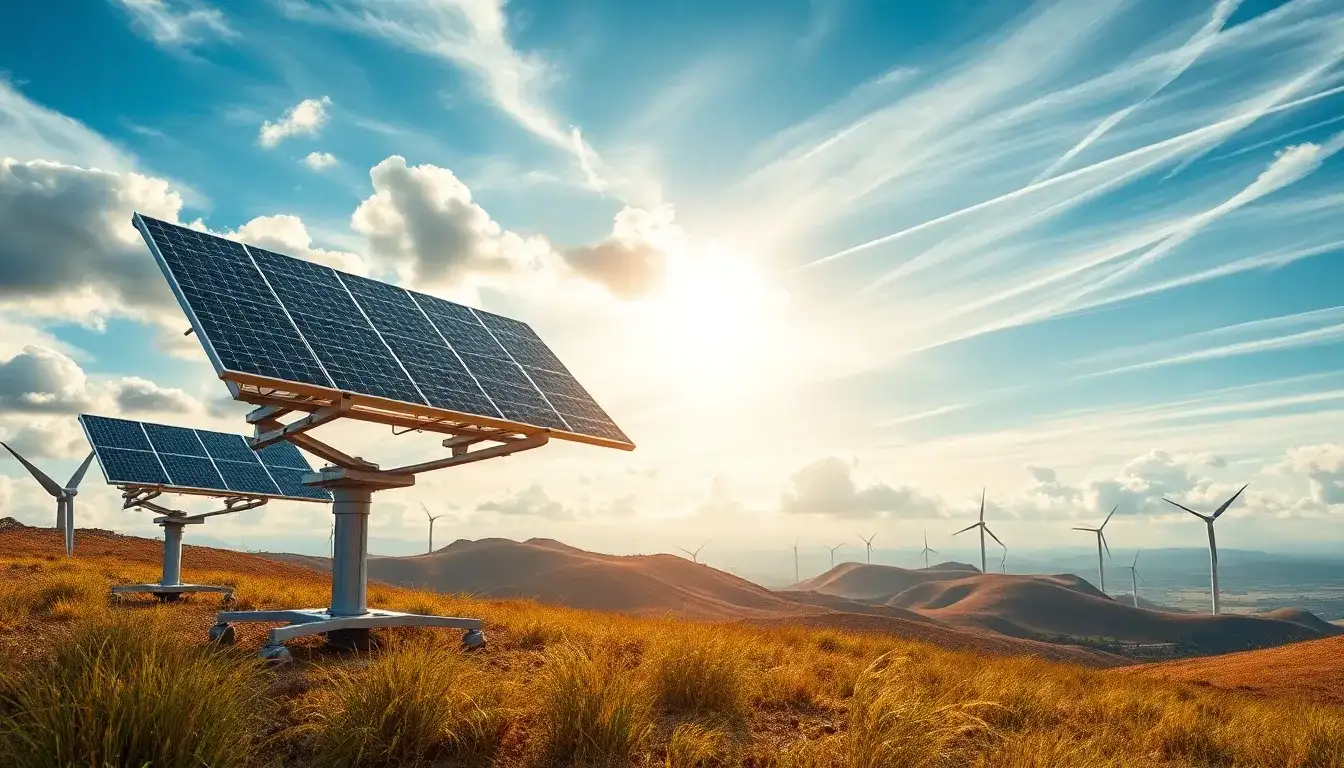 Are there any case studies of successful solar tracker installations in high-wind areas