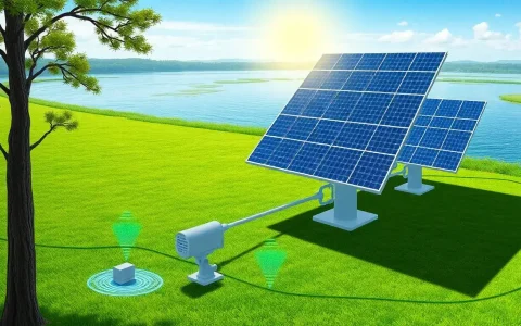 How do flood sensors integrate with solar tracker systems