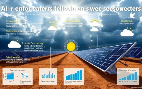 What role do AI-enabled sensors play in mitigating weather damage to solar trackers