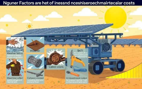 What are the main factors that increase maintenance costs for solar trackers