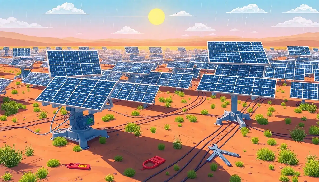 What are the most common issues that require maintenance in solar trackers