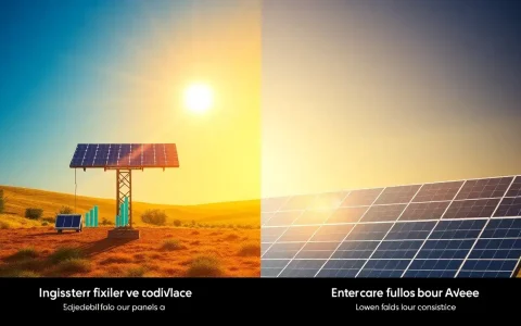 How do solar trackers compare to fixed solar panels in terms of long-term energy production