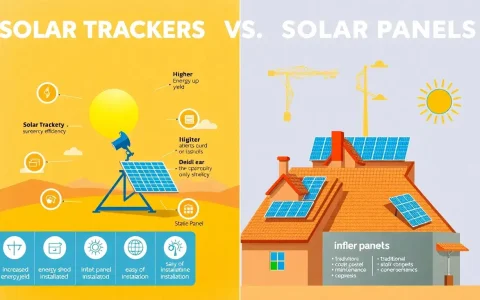 How do the incentives for solar trackers compare to those for solar panels