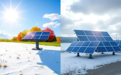 How do dual-axis trackers perform compared to single-axis trackers during different seasons