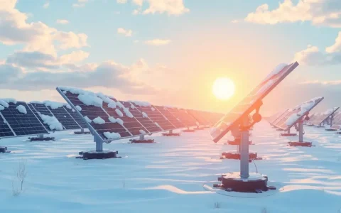 What are the main challenges faced by solar trackers in winter