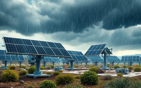 How do solar trackers perform in extreme weather conditions