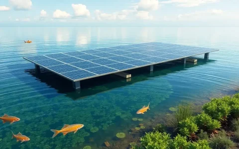 Are there any negative environmental impacts associated with floating solar panels