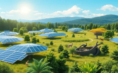 What are some innovative designs for wildlife-friendly solar panels