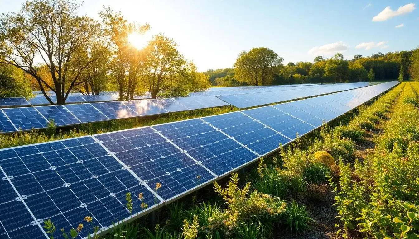 Are there specific types of solar panels that have less impact on wildlife