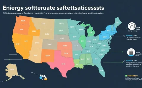 How do different states' regulations compare in terms of energy storage system costs