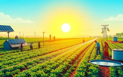 Can solar irrigation systems help reduce water waste in agriculture