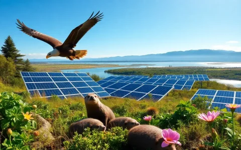 Can solar panels help in preserving endangered species