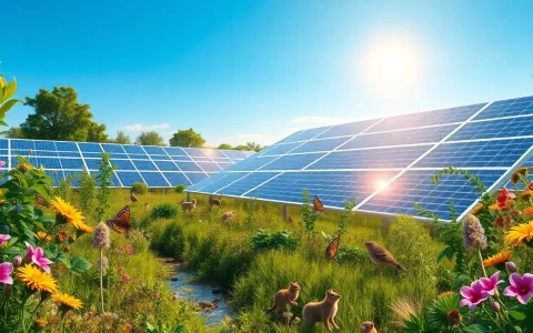 How do solar parks contribute to local ecosystems