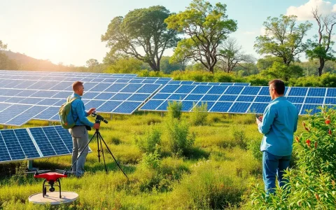 What role do biologists play in the conservation efforts of solar projects