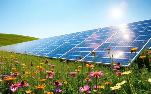 How do solar farms impact local pollinator populations