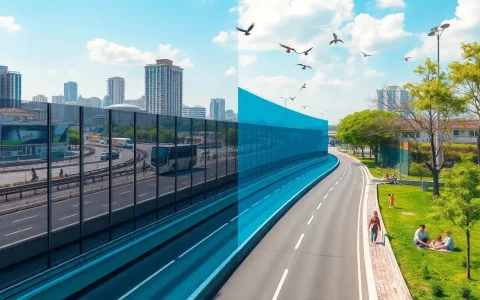 How can I effectively use acoustic barriers to reduce noise