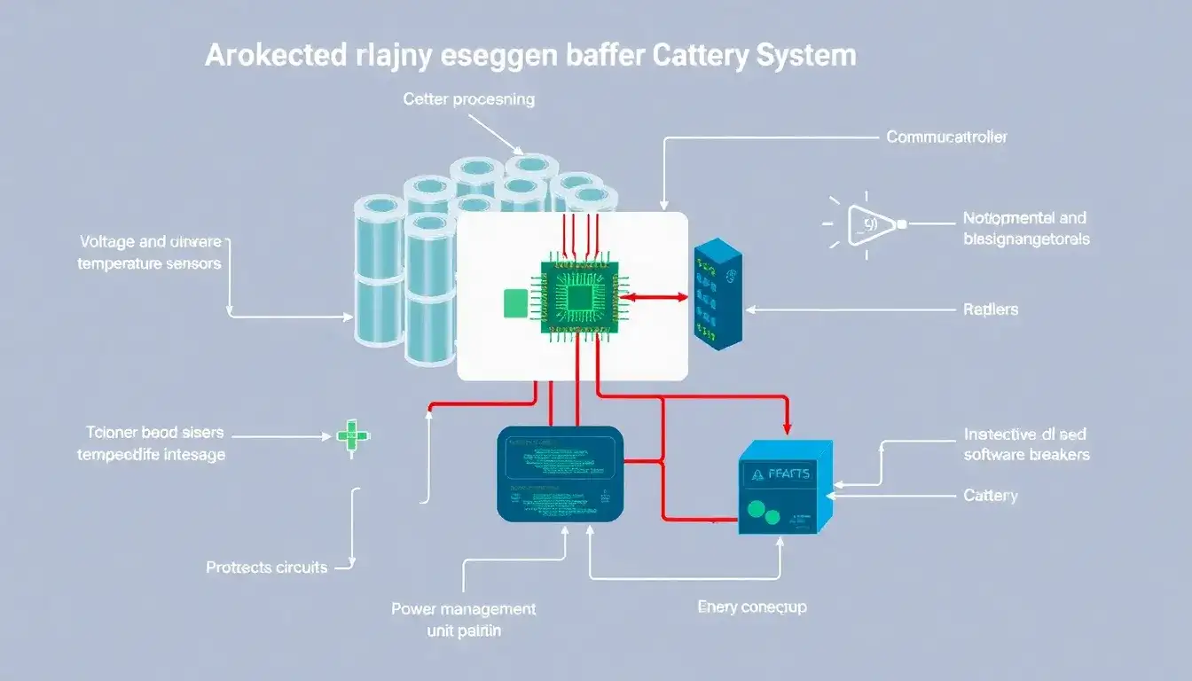 What are the main components of a BMS in a BESS