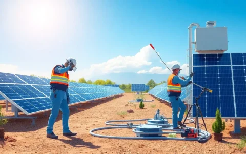 How does routine maintenance specifically help in reducing noise from solar facility equipment