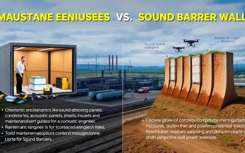 What are the maintenance requirements for acoustic enclosures versus sound barrier walls