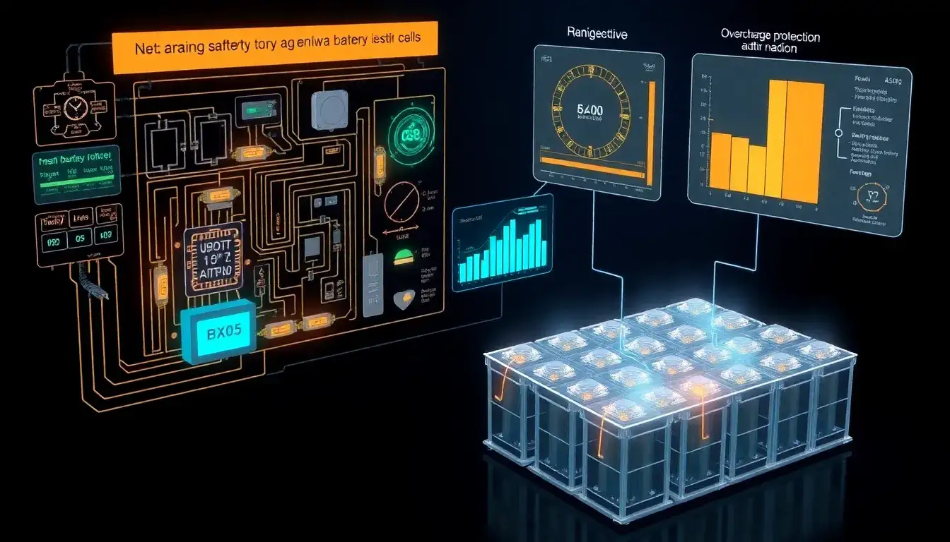 How does the BMS ensure the safety of the battery cells