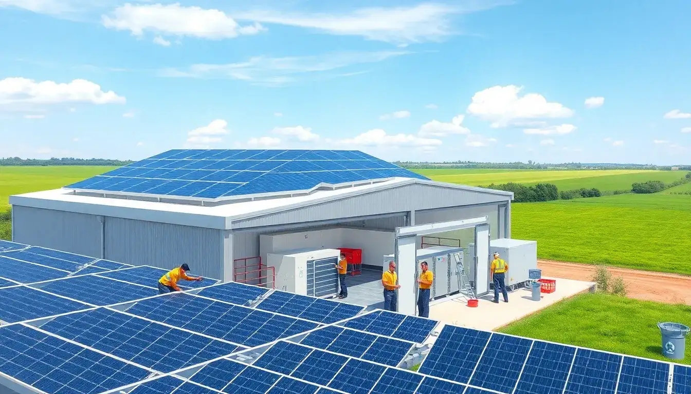 What are the maintenance requirements for solar-powered cold storage facilities