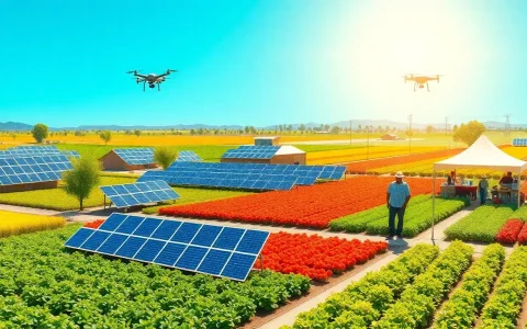 How does solar energy help farmers diversify their revenue streams