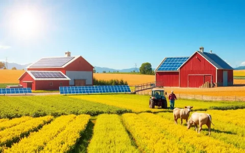 What impact does solar energy have on farm profitability